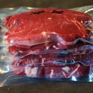 Steaks pakket 2 og 2 i vacuum poser