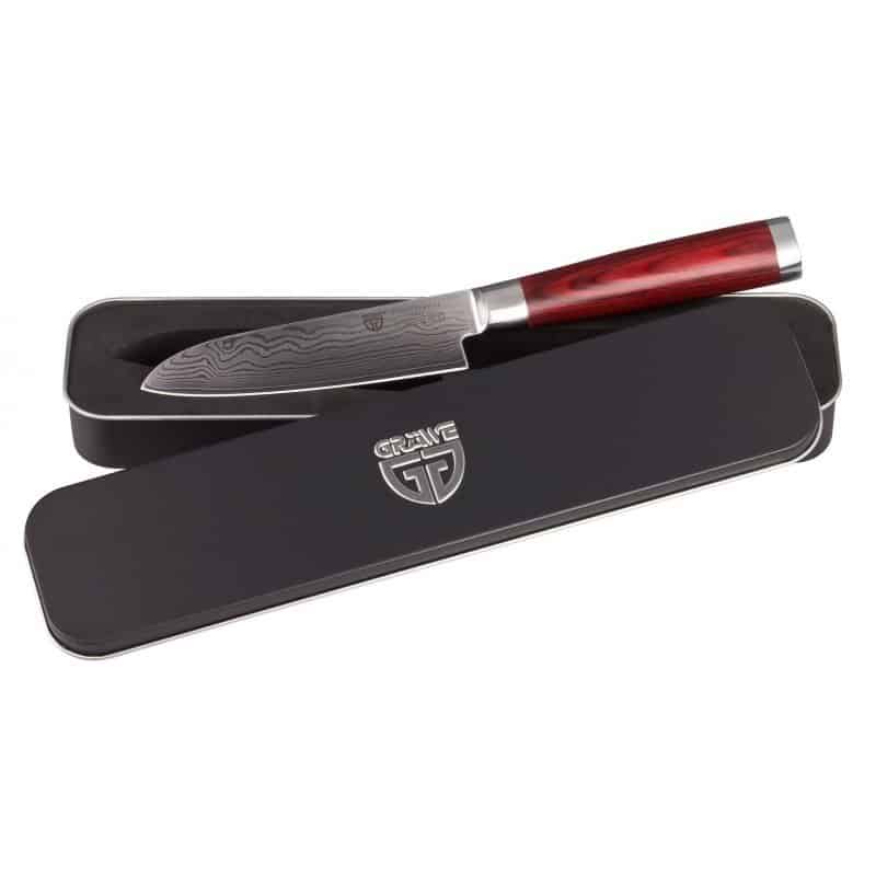 Gräwe Damaskus Santoku kniv 12,5cm (67 lag)